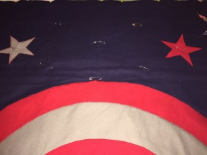 Captain America Quilt Ties