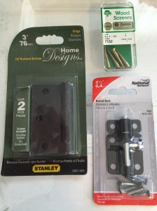 Barn Door Baby gate hardware