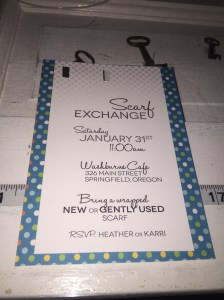 Scarf Exchange Invite