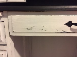 Rolltop Desk front drawer details