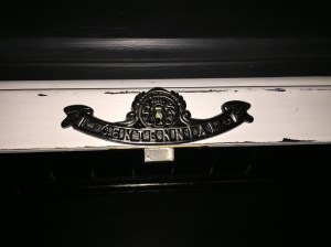 Rolltop Desk spray paint existing hardware