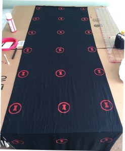 Black Widow Scarf Screen Printing